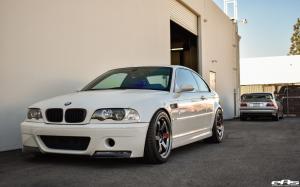 BMW M3 Coupe Alpine White by EAS on VOLK Racing Wheels (TE37) 2018 года